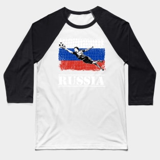 Russia Soccer Goalie Goal Keeper Shirt Baseball T-Shirt